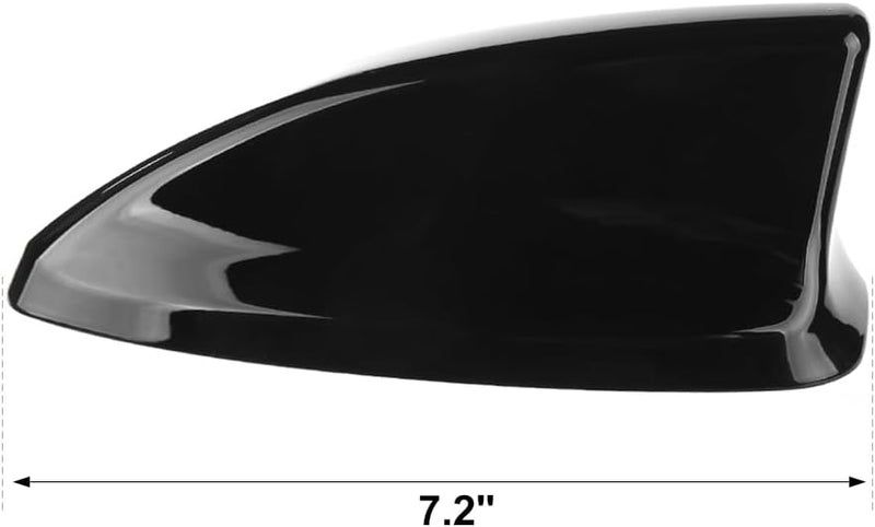 CKE Compatible with Honda Civic 2022-2026 for CR-V HR-V Accord 2023-2026 Accessories Car Shark Fin Antenna Topper Roof Aerial Cover Trim -Glossy Black - Image 2